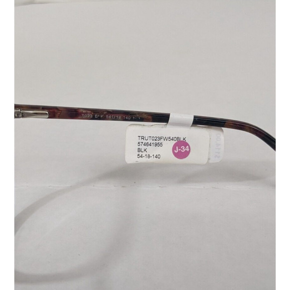 True Religion Eyeglasses Frames Size 54 - 18 - 140 Black Brown Eye Glass Frame - Picture 6 of 8